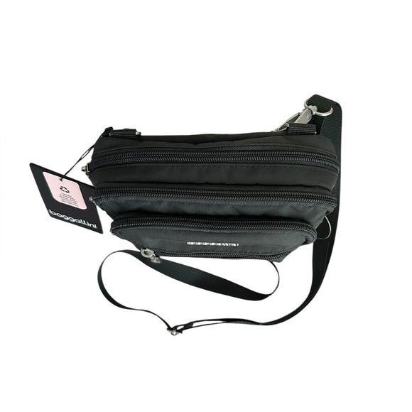 Baggallini Gray Convertible Triple Zip Crossbody - Picture 11 of 12